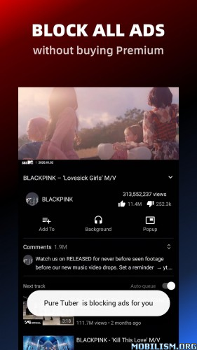 Pure Tuber: Block Ads on Video v3.1.2.101 [Graphic Mod] [Fix 24.3] 2