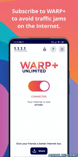 1.1.1.1: Faster & Safer Internet v6.14 [beta] [Unlimited] 25