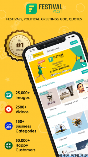 Festival Poster Maker: Business Banner 2021, Video v3.0.4 [Premium] 23