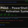PMAS – PowerShell Multi Activation System v5.0 4