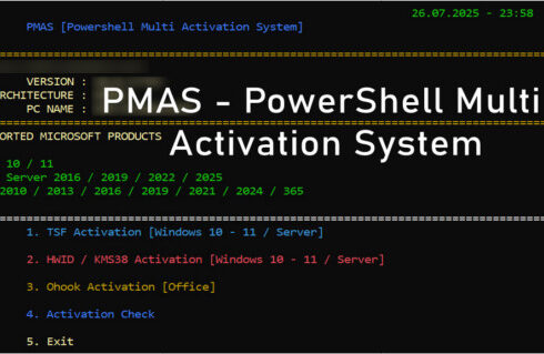 PMAS – PowerShell Multi Activation System v5.0 28