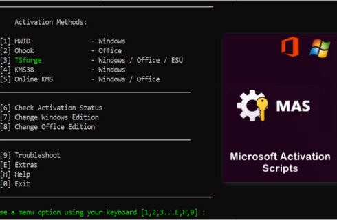 MAS AIO activateur Windows et Office v3.7 2