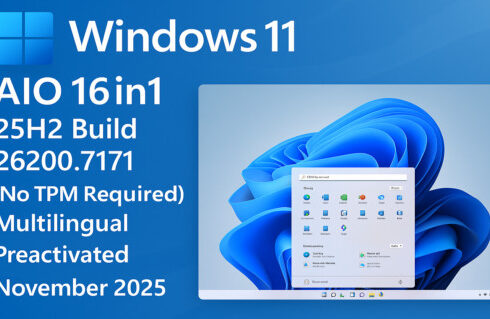 Windows 11 Aio 16in1 25H2 (No TPM) Activée Nov 2025 20